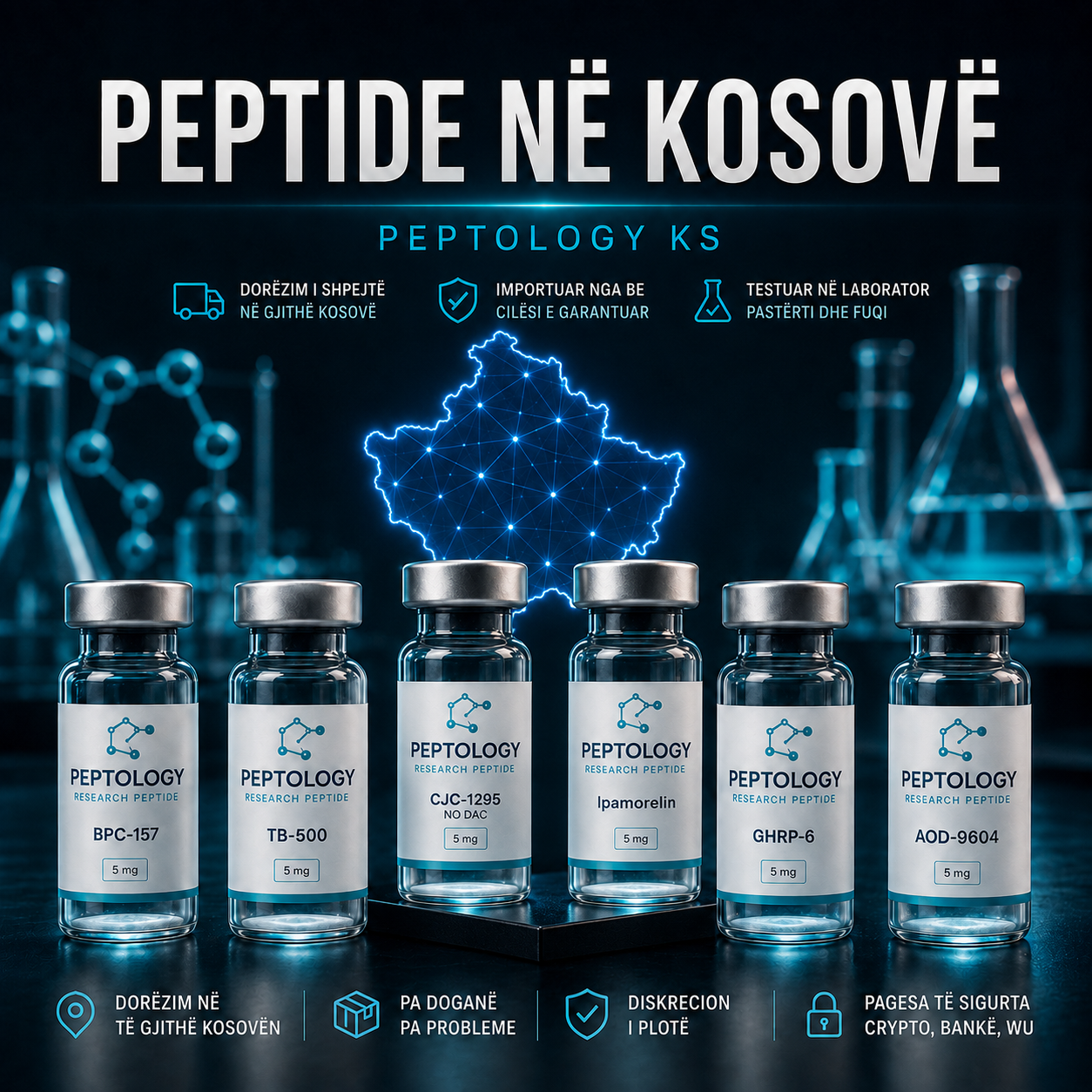Blerja e peptideve në Kosovë – cilësi, transparencë dhe dërgesë e sigurt